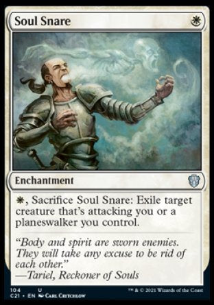 (104) Magic The Gathering Commander: Strixhaven Single: Soul Snare Uncommon