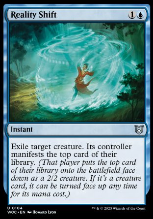 (104) Magic The Gathering Commander: Wilds of Eldraine Single: Reality Shift Uncommon