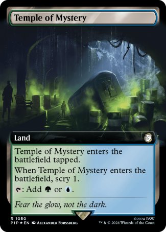 (1050) Magic The Gathering Universes Beyond: Fallout: Extras Single: Temple of Mystery (V.3) Rare