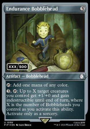 (1059) Magic The Gathering Universes Beyond: Fallout: Extras Single: Endurance Bobblehead (V.2) Uncommon