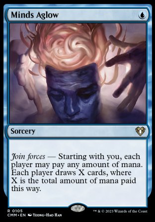 (105) Magic The Gathering Commander Masters Single: Minds Aglow Rare