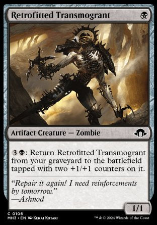 (106) Magic The Gathering Modern Horizons 3 Single: Retrofitted Transmogrant Common