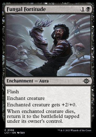 (106) Magic The Gathering The Lost Caverns of Ixalan Single: Fungal Fortitude Holo Common