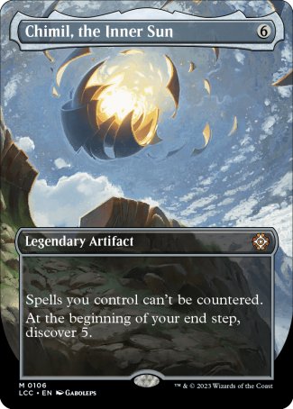(106) Magic The Gathering Commander: The Lost Caverns of Ixalan: Extras Single: Chimil, the Inner Sun Mythic