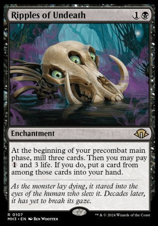 (107) Magic The Gathering Modern Horizons 3 Single: Ripples of Undeath Holo Rare
