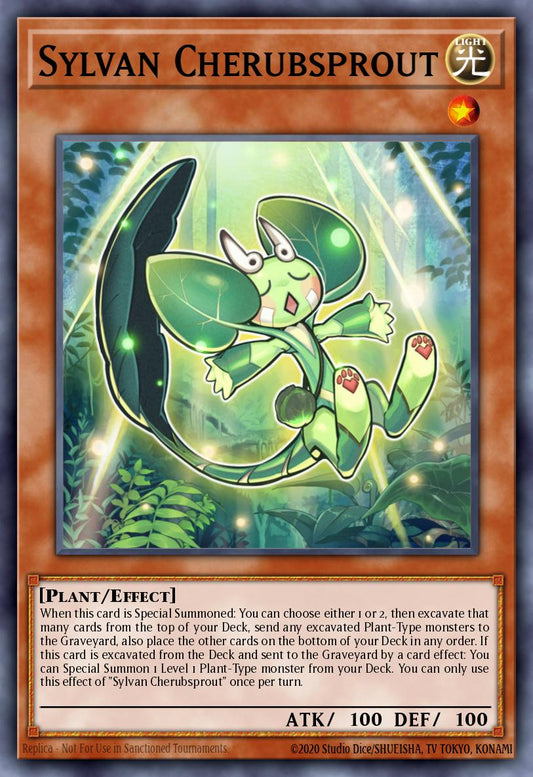 (018) YuGiOh TCG PRIO: Primal Origin Single: Sylvan Cherubsprout  Common