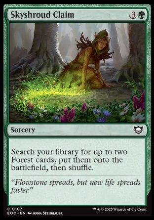 (107) Magic The Gathering Commander: Edge of Eternities Single: Skyshroud Claim Common