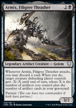 (108/361) Magic The Gathering Commander Legends Single: Armix, Filigree Thrasher Uncommon
