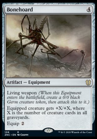 (108) Magic The Gathering Commander: Zendikar Rising Single: Bonehoard Rare