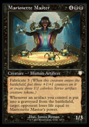 (109) Magic The Gathering Commander: The Brothers' War Single: Marionette Master Rare