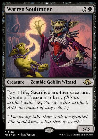 (110) Magic The Gathering Modern Horizons 3 Single: Warren Soultrader Holo Rare