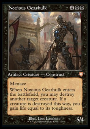 (110) Magic The Gathering Commander: The Brothers' War Single: Noxious Gearhulk Mythic