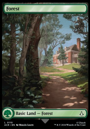 (110) Magic The Gathering Universes Beyond: Assassin's Creed Single: Forest (V.2) Land