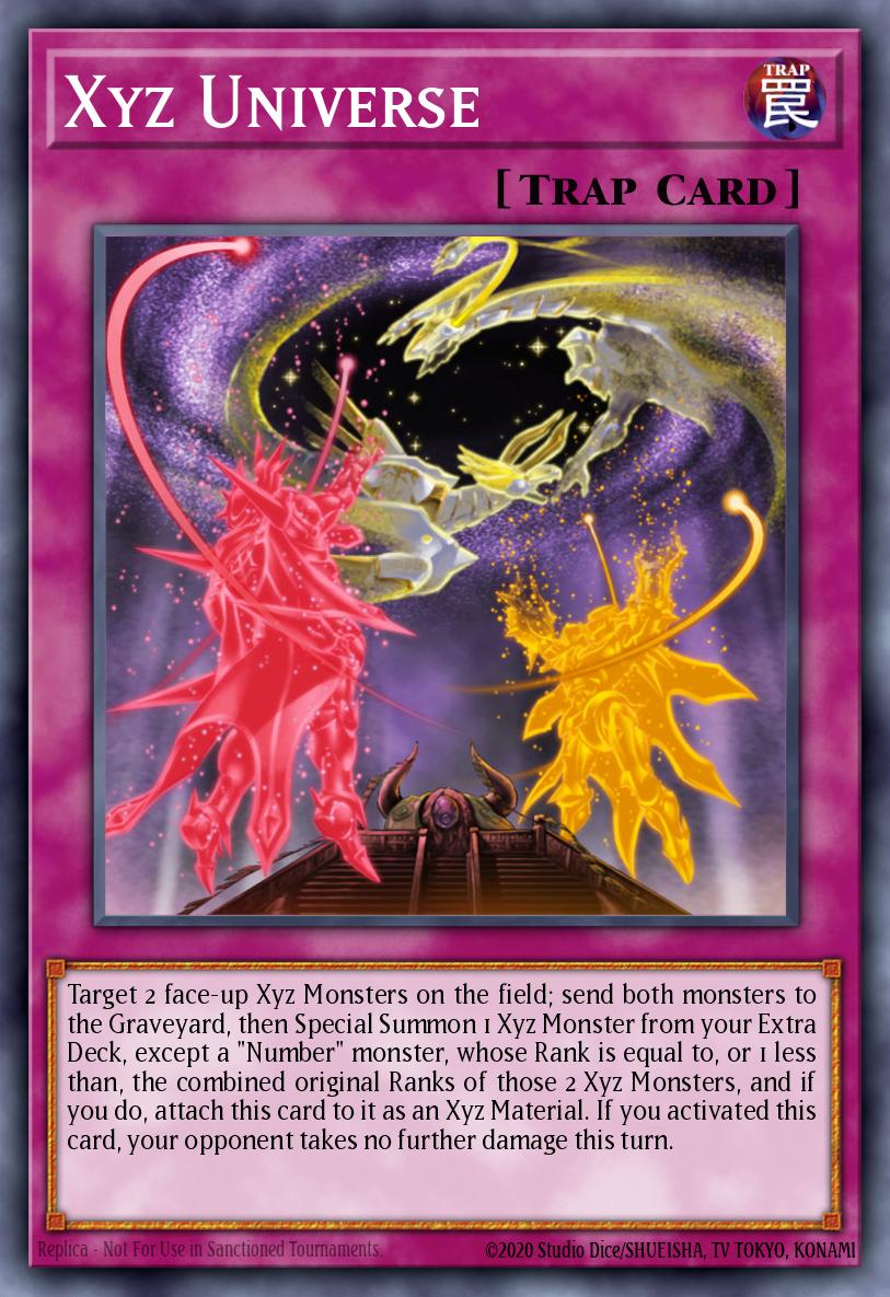 (218) YuGiOh TCG RA04: Quarter Century Stampede Single: Xyz Universe (V.1 - Platinum Secret Rare) Platinum Secret Rare