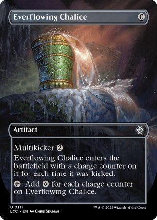 (111) Magic The Gathering Commander: The Lost Caverns of Ixalan: Extras Single: Everflowing Chalice Uncommon
