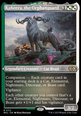 (112) Magic The Gathering Multiverse Legends Single: Kaheera, the Orphanguard (V.2) Rare