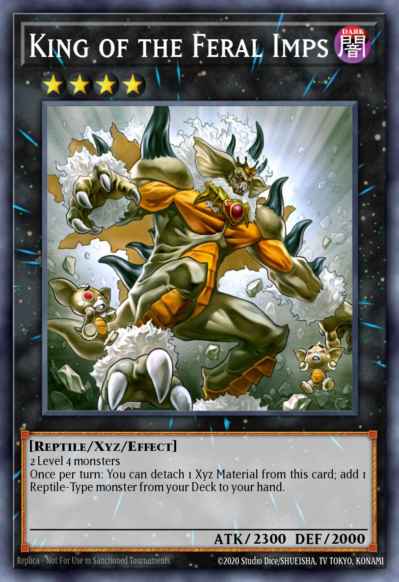 (154) YuGiOh TCG BLMM: Battles of Legend: Monster Mayhem Single: King of the Feral Imps (V.1 - Ultra Rare) Ultra Rare