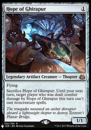 (154) Magic The Gathering The List Single: Hope of Ghirapur Rare
