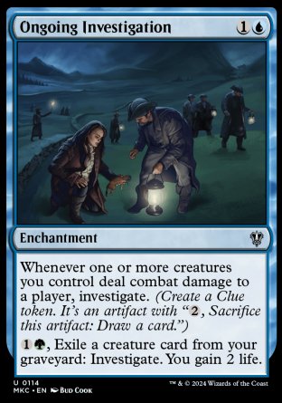 (114) Magic The Gathering Commander: Murders at Karlov Manor Single: Ongoing Investigation Uncommon