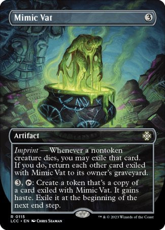 (115) Magic The Gathering Commander: The Lost Caverns of Ixalan: Extras Single: Mimic Vat Holo Rare