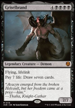 (115) Magic The Gathering Innistrad Remastered Single: Griselbrand Holo Mythic