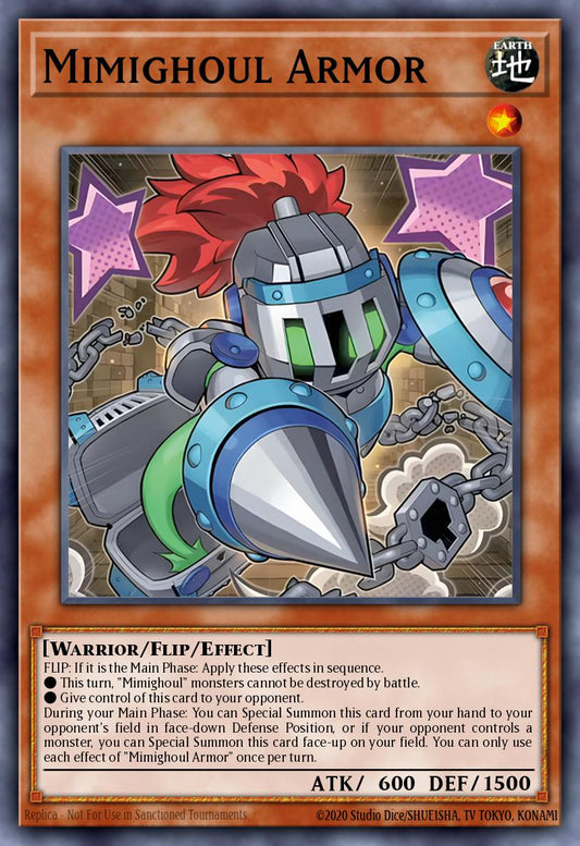(256) YuGiOh TCG MP25: 2025 Mega-Pack Tin Single: Mimighoul Armor  Ultra Rare