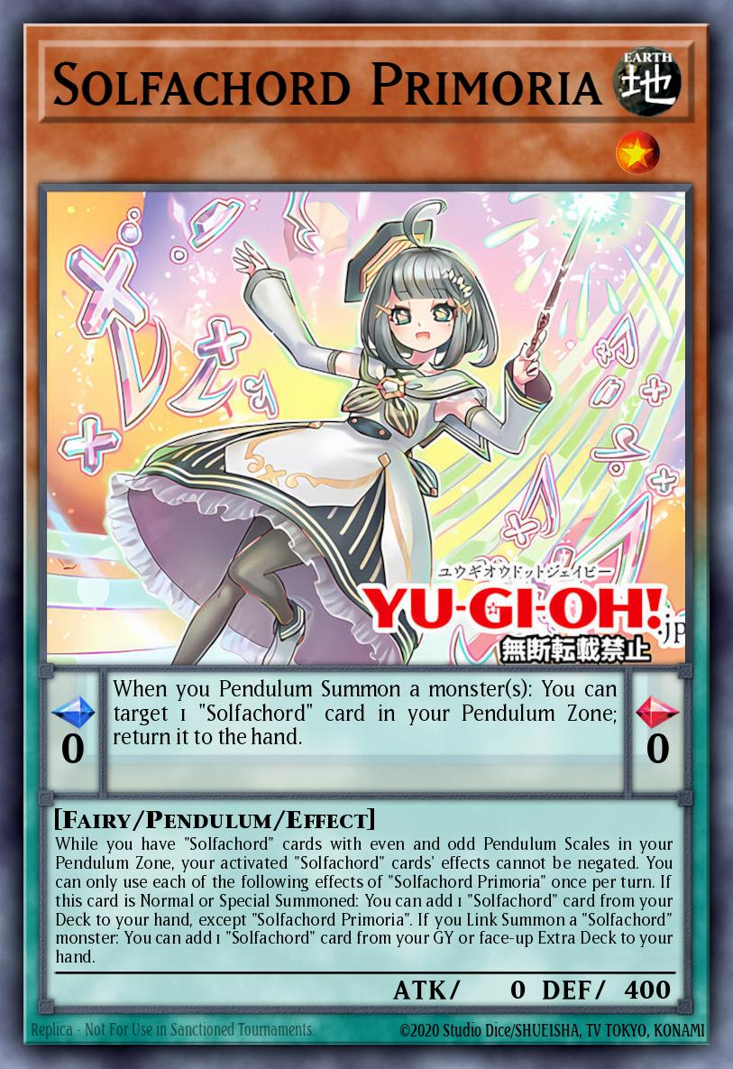 (021) YuGiOh TCG DOOD: Doom of Dimensions Single: Solfachord Primoa Common