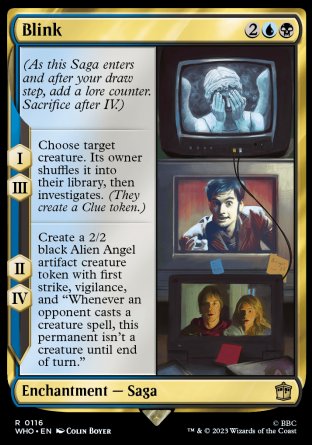 (116) Magic The Gathering Universes Beyond: Doctor Who Single: Blink Holo Rare
