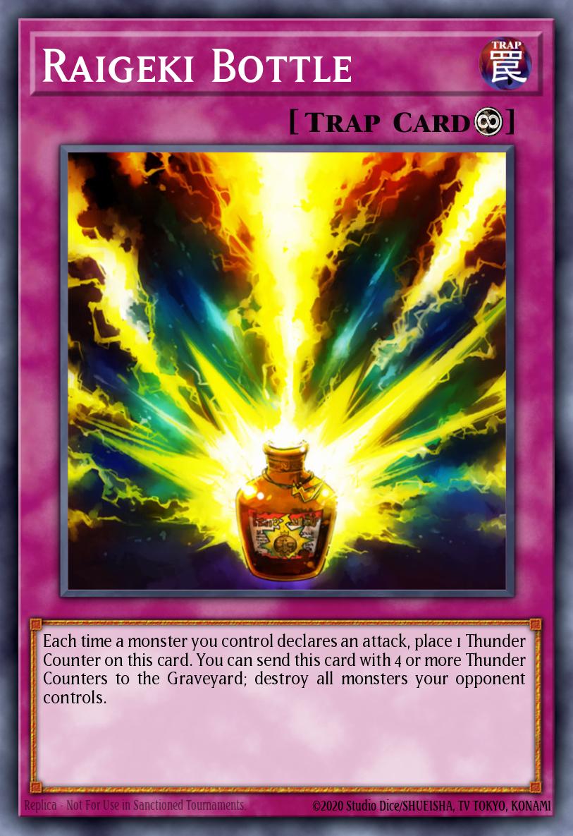 (091) YuGiOh TCG BPW2: Battle Pack 2: War of the Giants - Round 2 Single: Raigeki Bottle Super Rare