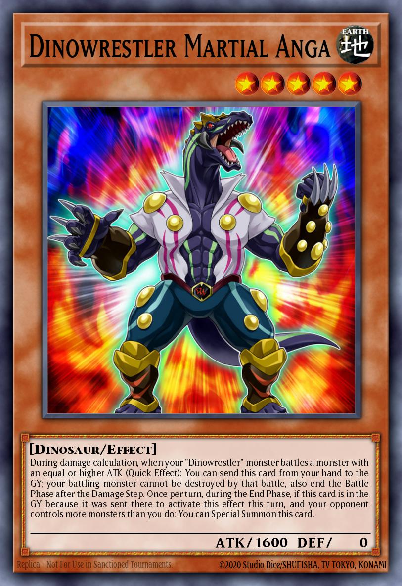 (054) YuGiOh TCG MP20: 2020 Tin of Lost Memories Mega Pack Single: Dinowrestler Martial Anga Common