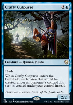 (117) Magic The Gathering Commander: Strixhaven Single: Crafty Cutpurse Rare