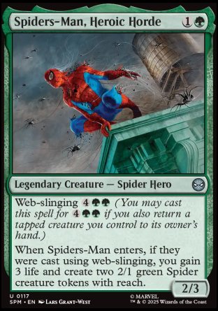(117) Magic The Gathering Magic: The Gathering | Marvel's Spider-Man Single: Spiders-Man, Heroic Horde Uncommon