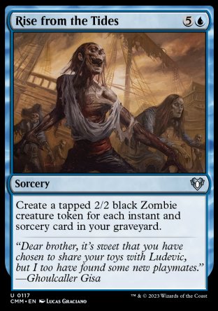 (117) Magic The Gathering Commander Masters Single: Rise from the Tides Holo Uncommon