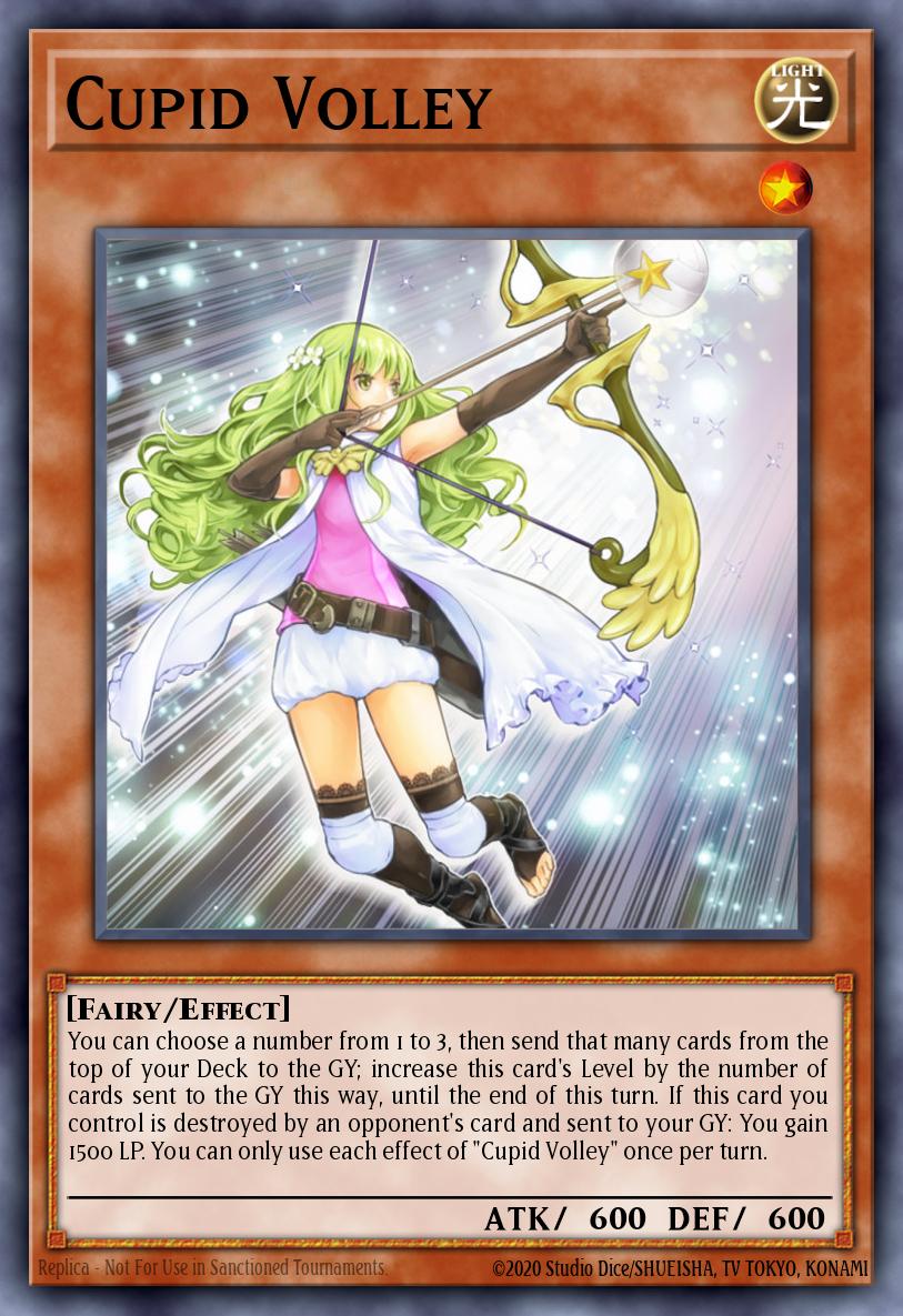 (093) YuGiOh TCG MP19: 2019 Gold Sarcophagus Tin Mega Pack Single: Cupid Volley Common