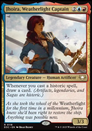 (118) Magic The Gathering Commander: Edge of Eternities Single: Jhoira, Weatherlight Captain Rare