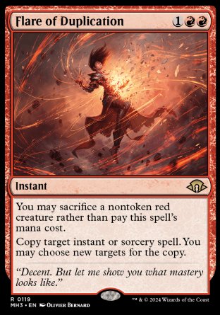 (119) Magic The Gathering Modern Horizons 3 Single: Flare of Duplication Rare