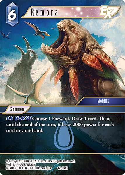 (108) Final Fantasy TCG Opus XII: Crystal Awakening Single: Remora (12-108) Holo Common