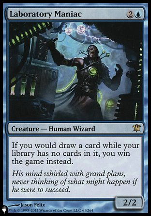 (061) Magic The Gathering The List Single: Laboratory Maniac Rare