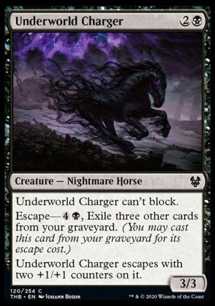 (120/254) Magic The Gathering Theros Beyond Death Single: Underworld Charger Holo Common