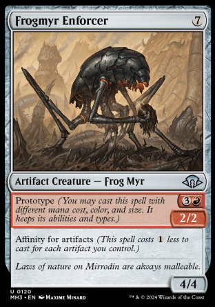 (120) Magic The Gathering Modern Horizons 3 Single: Frogmyr Enforcer Uncommon