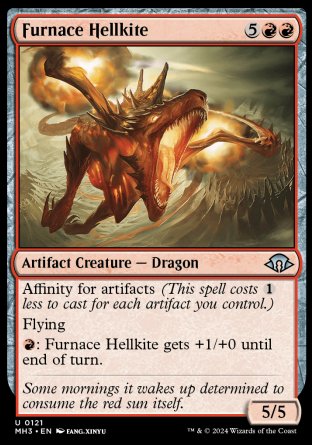 (121) Magic The Gathering Modern Horizons 3 Single: Furnace Hellkite Uncommon