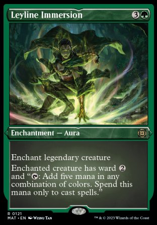 (121) Magic The Gathering March of the Machine: The Aftermath: Extras Single: Leyline Immersion (V.2) Holo Rare