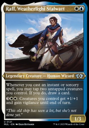 (121) Magic The Gathering Multiverse Legends Single: Raff, Weatherlight Stalwart (V.2) Uncommon