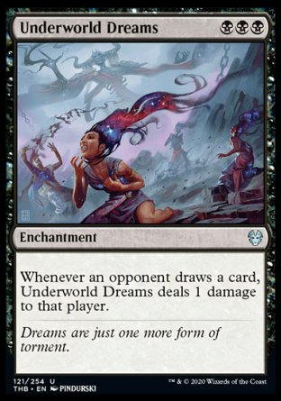 (121/254) Magic The Gathering Theros Beyond Death Single: Underworld Dreams Holo Uncommon