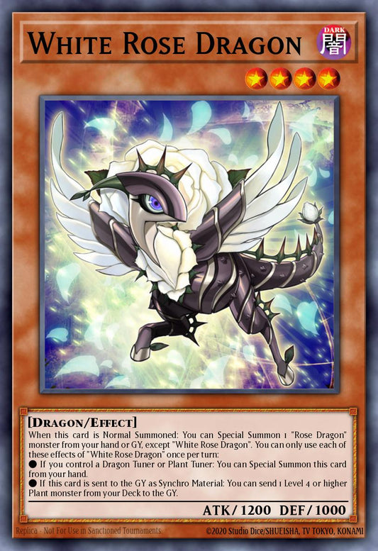 (038) YuGiOh TCG MP25: 2025 Mega-Pack Tin Single: White Rose Dragon  Starlight Rare