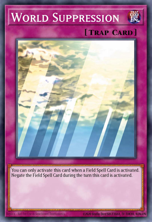 (020) YuGiOh TCG PSV: Pharaoh's Servant Single: World Suppression (V.1 - Common)  Common