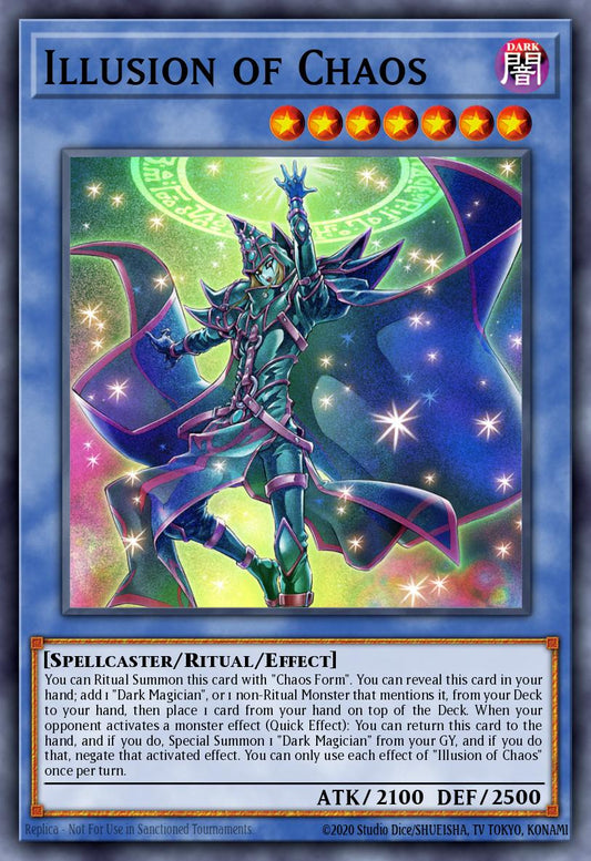 (020) YuGiOh TCG RA02: 25th Anniversary Rarity Collection II Single: Illusion of Chaos (V.3 - Secret Rare)  Secret Rare