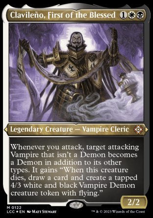 (122) Magic The Gathering Commander: The Lost Caverns of Ixalan: Extras Single: Clavile������o, First of the Blessed (V.3) Special