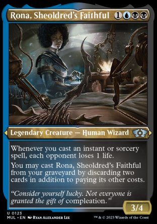 (123) Magic The Gathering Multiverse Legends Single: Rona, Sheoldred's Faithful (V.2) Holo Uncommon