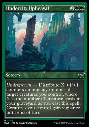 (125) Magic The Gathering March of the Machine: The Aftermath: Extras Single: Undercity Upheaval (V.2) Holo Uncommon